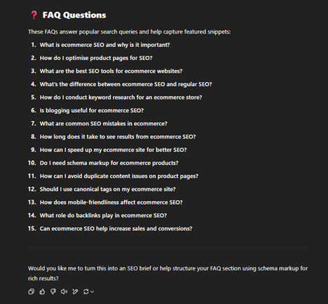 FAQ Questions