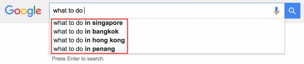 Google Suggest Example