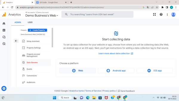 3 Types of Data streams on Google Analytics 4 (GA4) - Web, iOS and Android