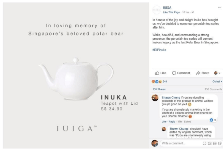 Iulgas Inuka teapot campaign