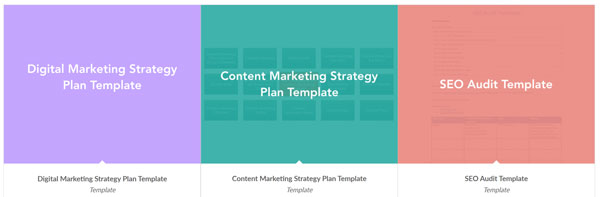 digital marketing templates